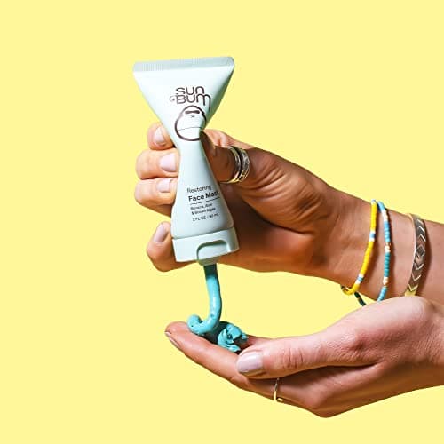 Sun Bum Skin Care Restoring Facial Mask – Vegan and Cruelty Free Formula with Cooling Aloe – 2 oz thumbnail 3