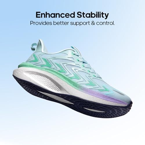 NORTIV 8 Women's Running Walking Tennis Shoes Comfortable Non-Slip FlyLife Breathable Athletic Workout Gym Cross Trainer Sports Sneakers,Size 9,Light Blue,SNRR2402W thumbnail 4