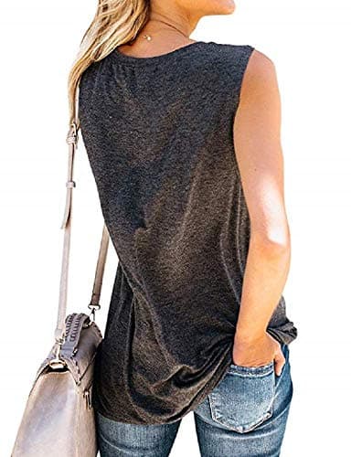JEYMMI Womens Tank Top Casual Summer Beach Tank Tops Sleeveless Tops Loose Fit 2025 thumbnail 4