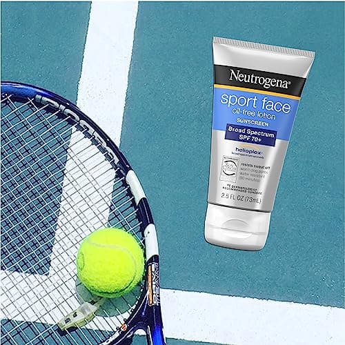 Neutrogena Sport Face Sunscreen SPF 70+, Oil-Free, 2.5 fl oz, Sweat &amp; Water-Resistant, Broad-Spectrum UVA/UVB, Nourish &amp; Restore Skin Balance, Oxybenzone Free Sunscreen For Face thumbnail 3