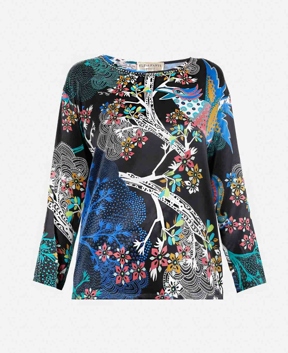 Silk Oiseau Multicolor