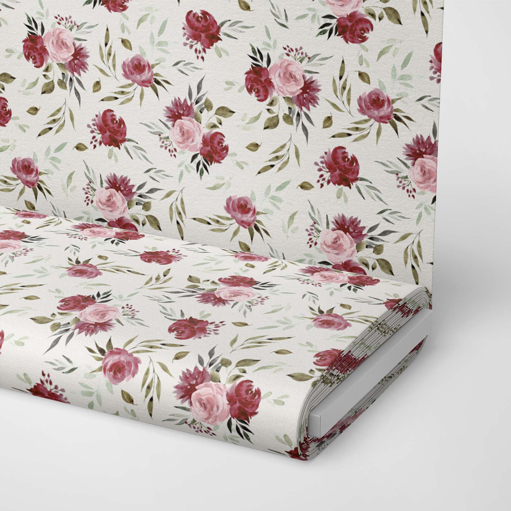 Molleton polaire Les roses – Écru
