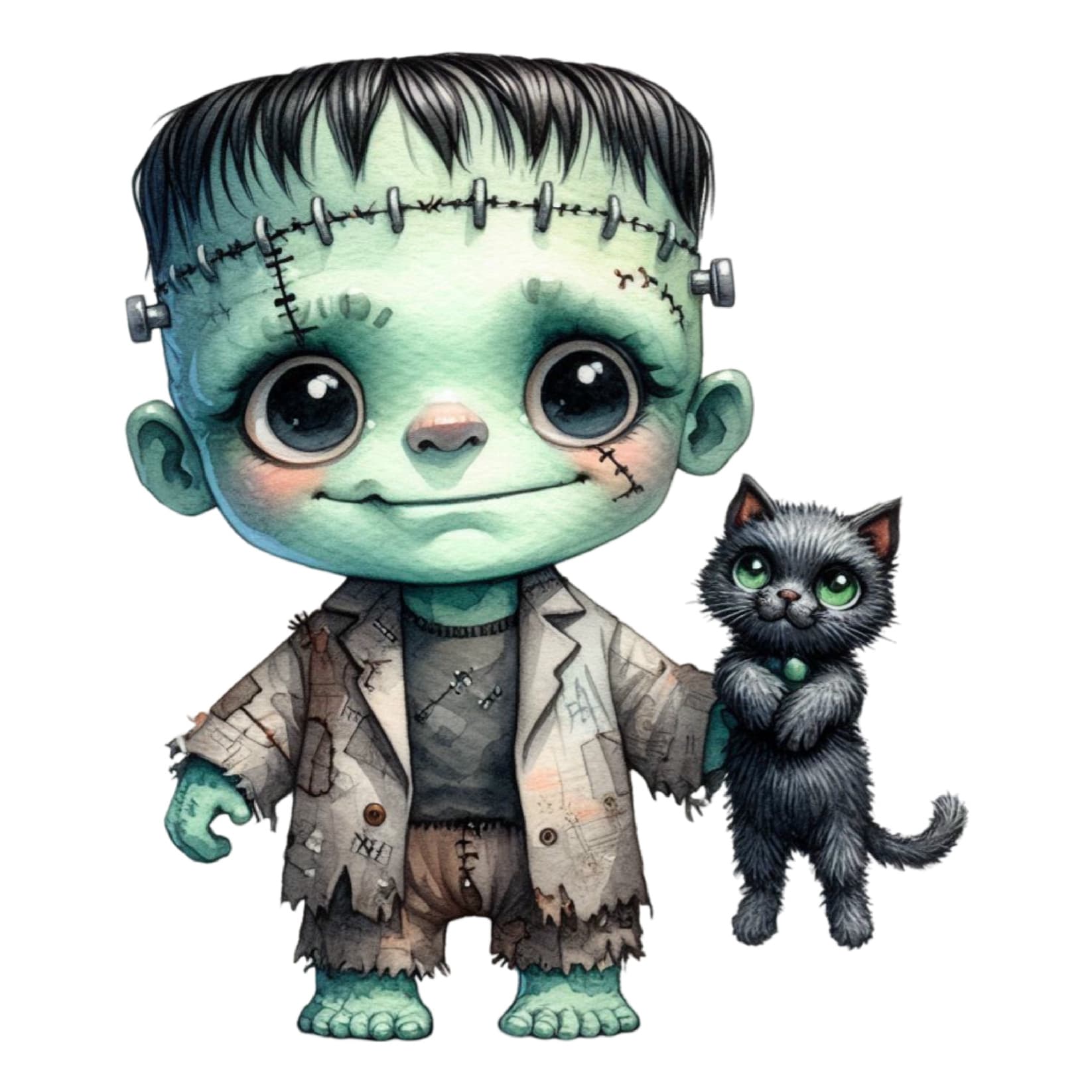 Transfert DTF – Le mini frankenstein – 5&Prime; X 5&Prime;