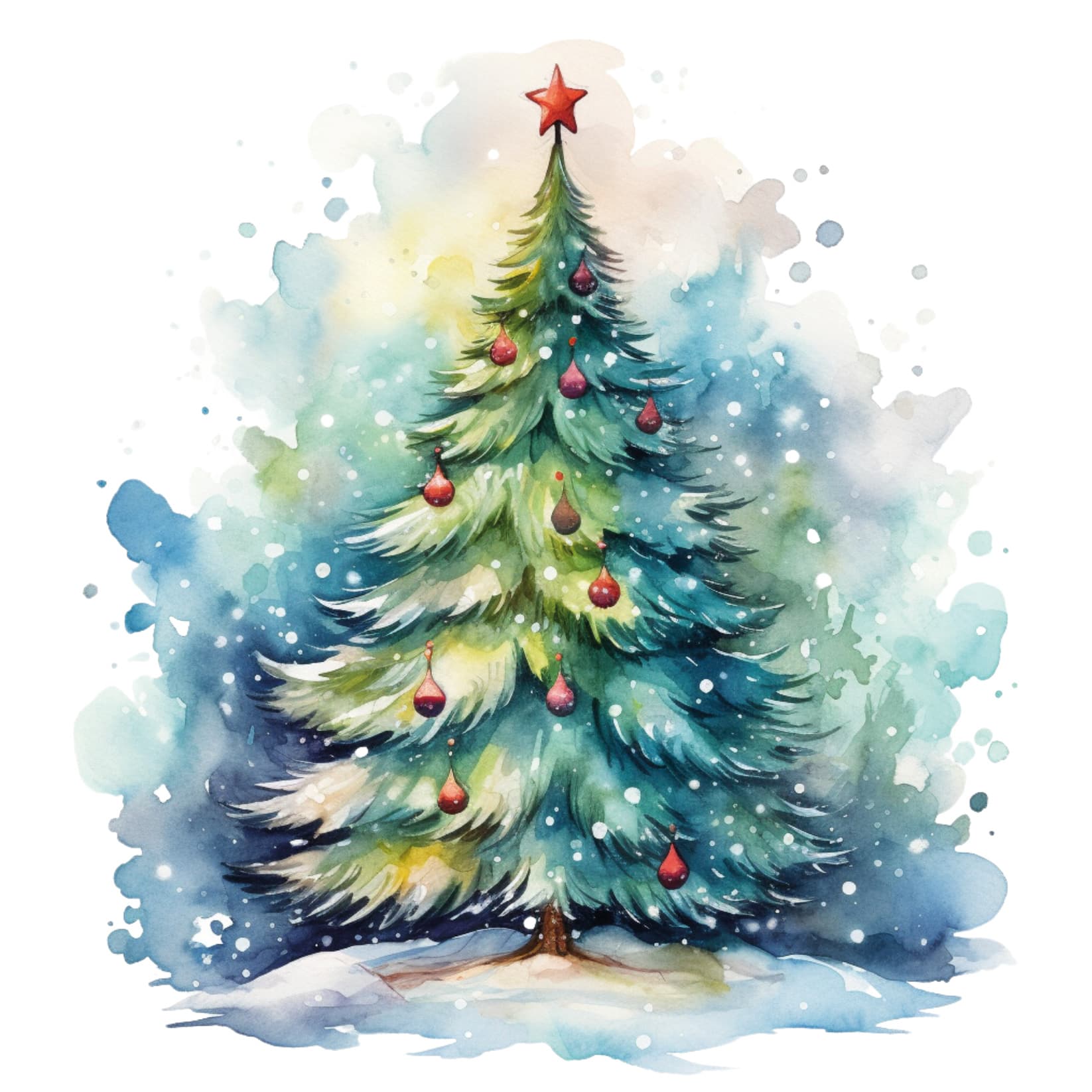 Transfert DTF – Le sapin – 10&Prime; X 10&Prime;