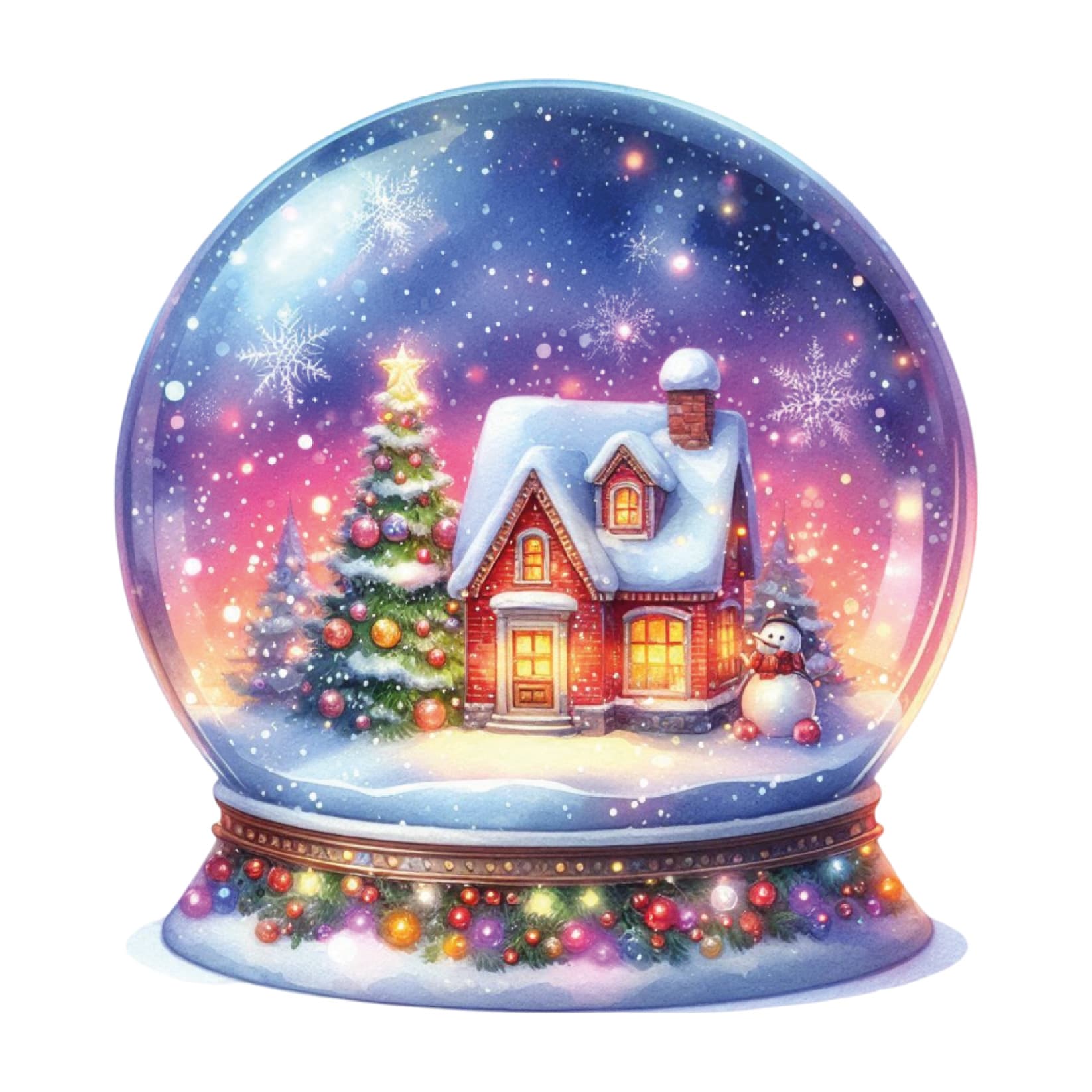 Transfert DTF – La boule de Noël – 10&Prime; X 10&Prime;