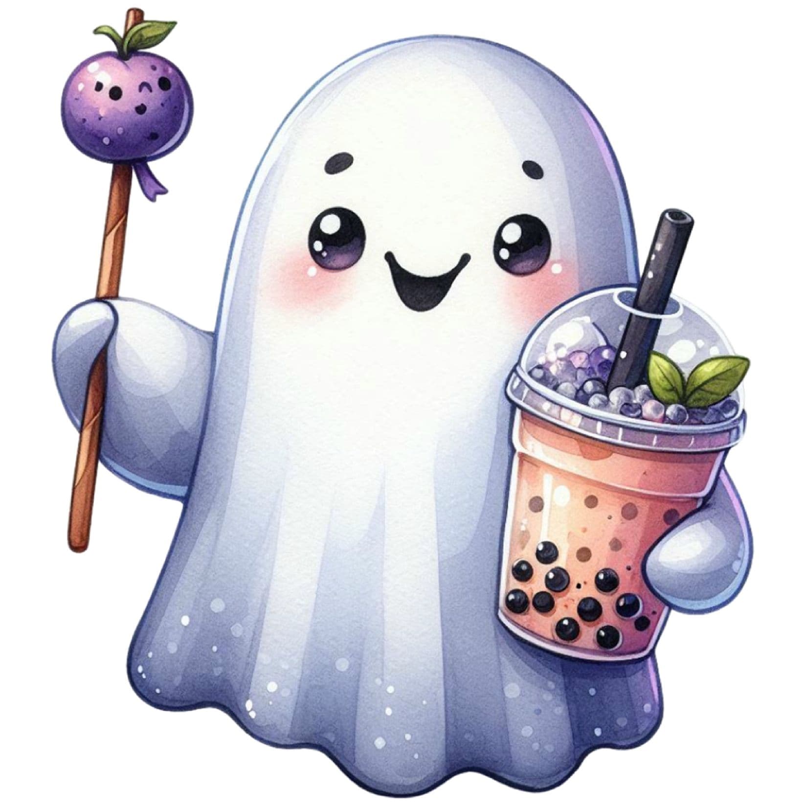 Transfert DTF – Fantôme Boba – 6&Prime; X 6&Prime;