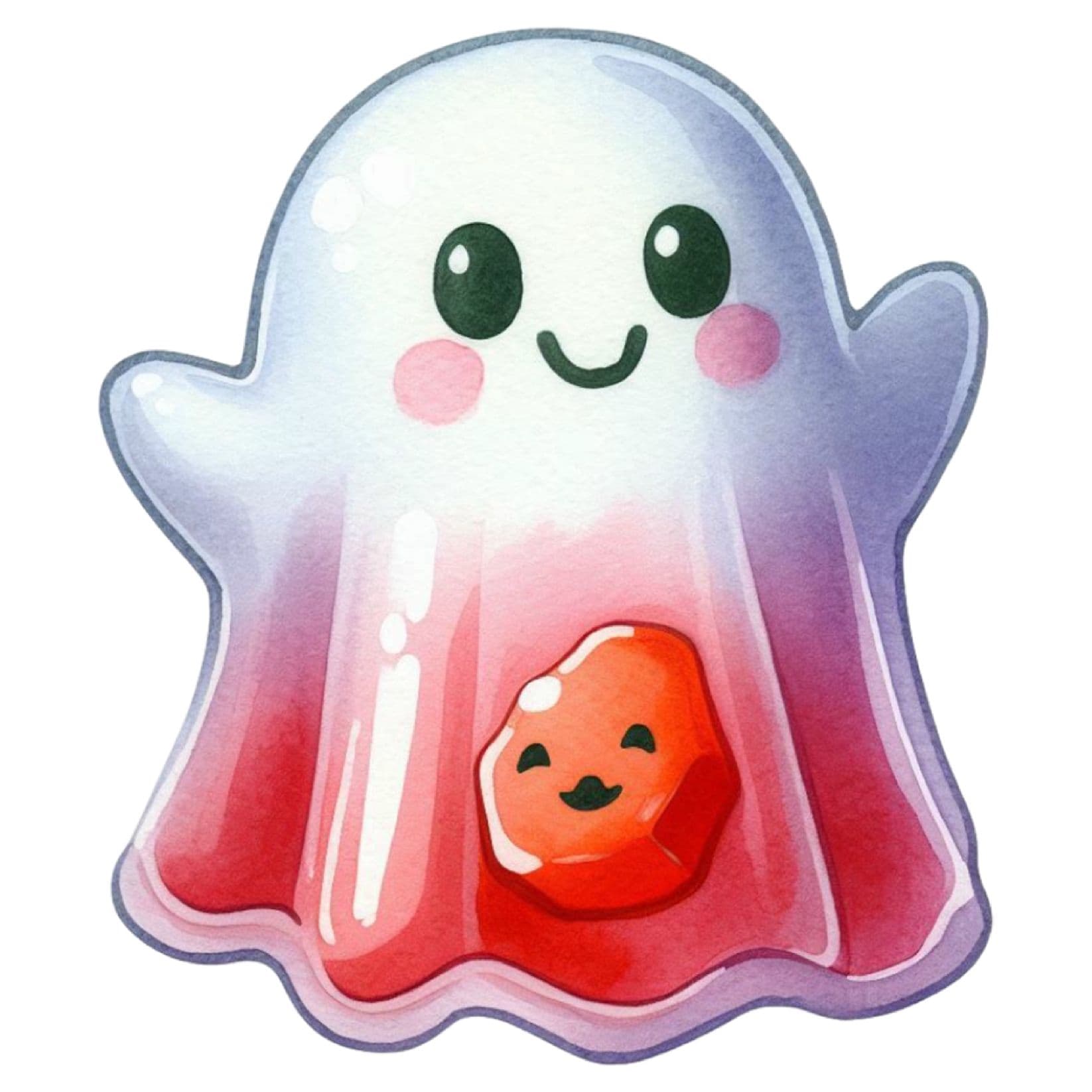 Transfert DTF – Fantôme Bonbon – 6&Prime; X 6&Prime;