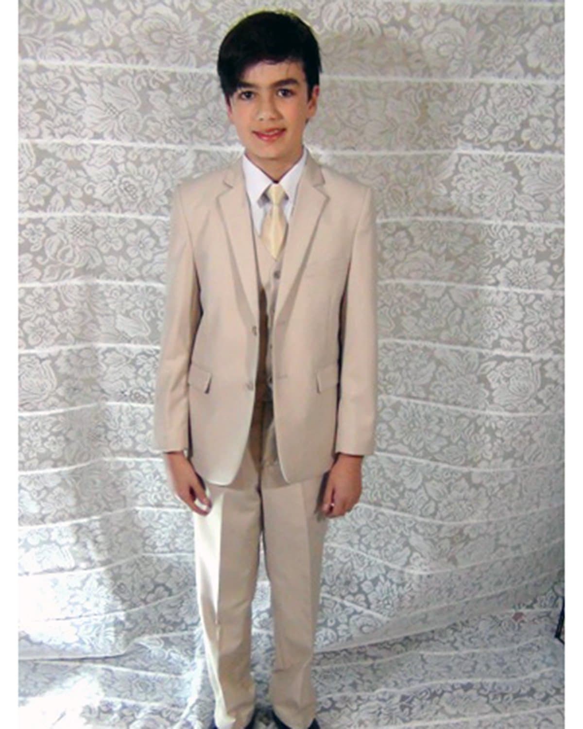 Giovanni Testi Kids Suit Sand