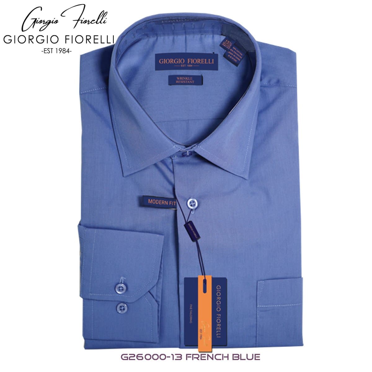 Giorgio Fiorelli French Blue Dress Shirt