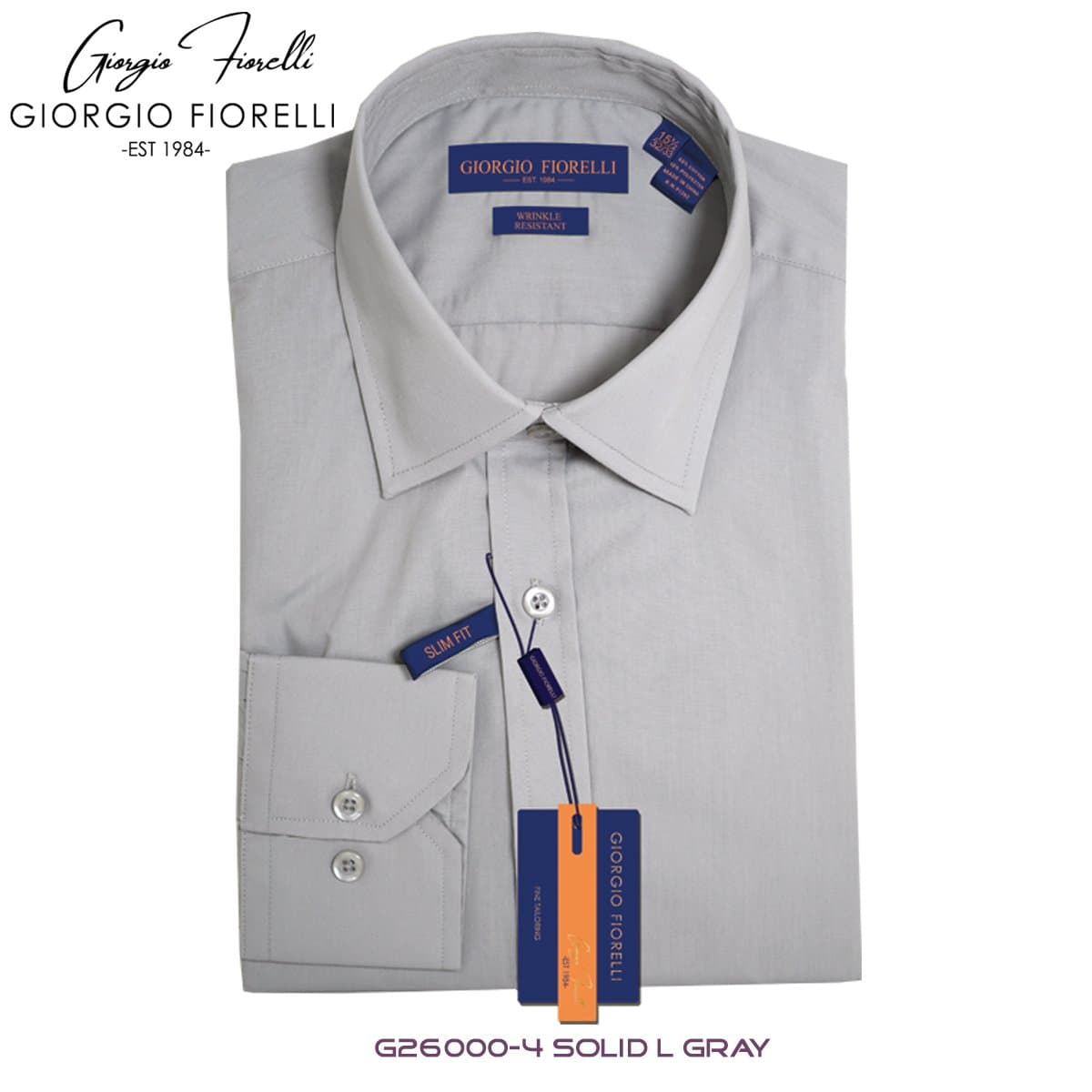 Giorgio Fiorelli L.Gray Barrel-cuffed Classic or Slim