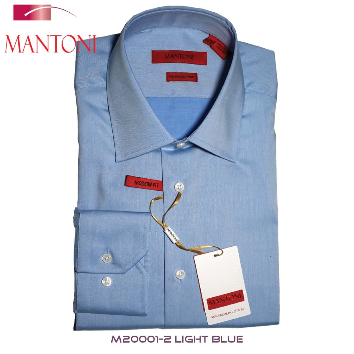Mantoni L.Blue Dress Shirt