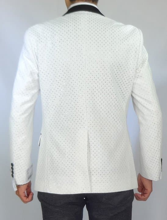 Giovanni Testi GT2- Casual White Jacket thumbnail 3