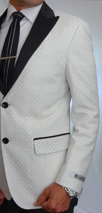 Giovanni Testi GT2- Casual White Jacket thumbnail 2