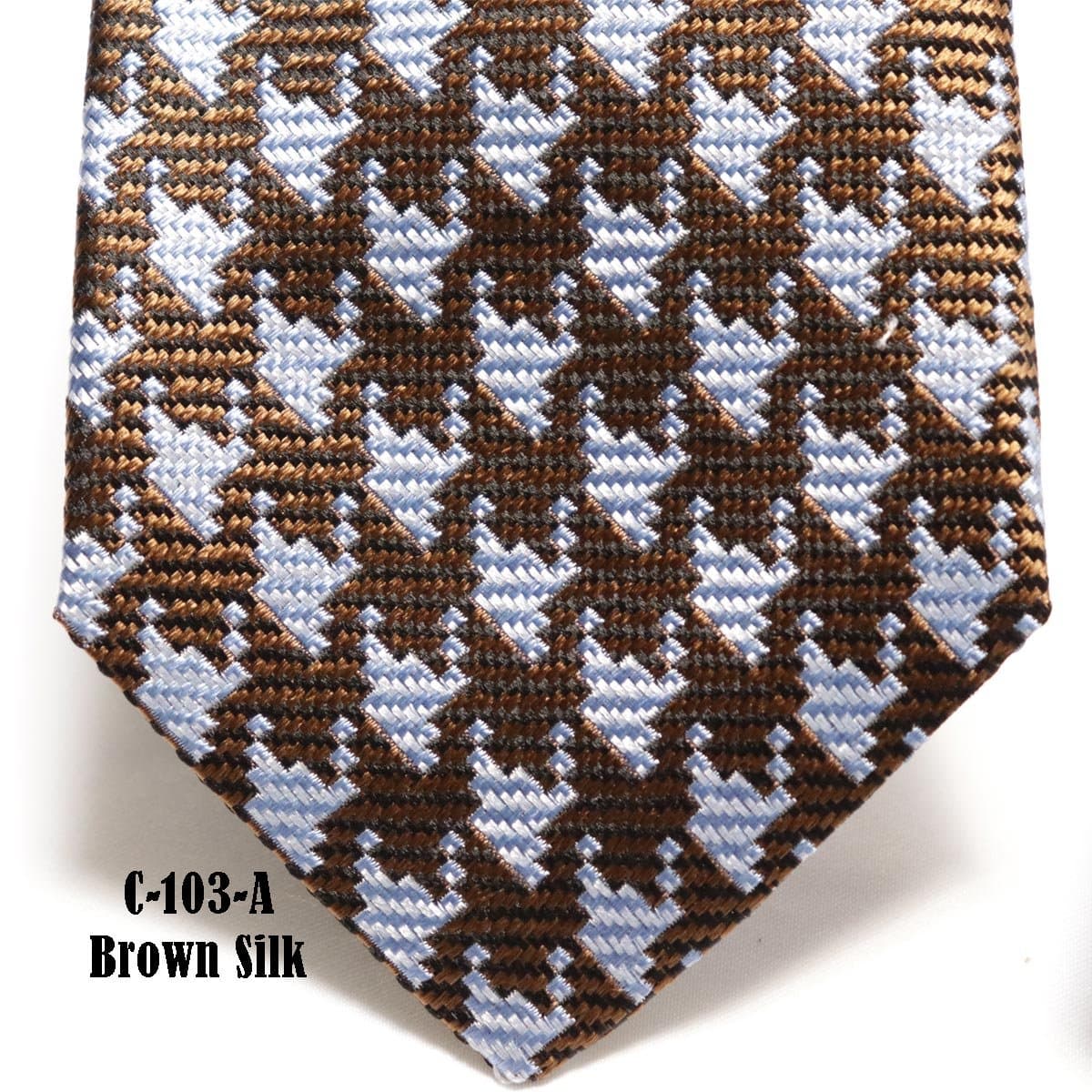 Teardrop Medallion Made in Italy Silk Necktie thumbnail 2