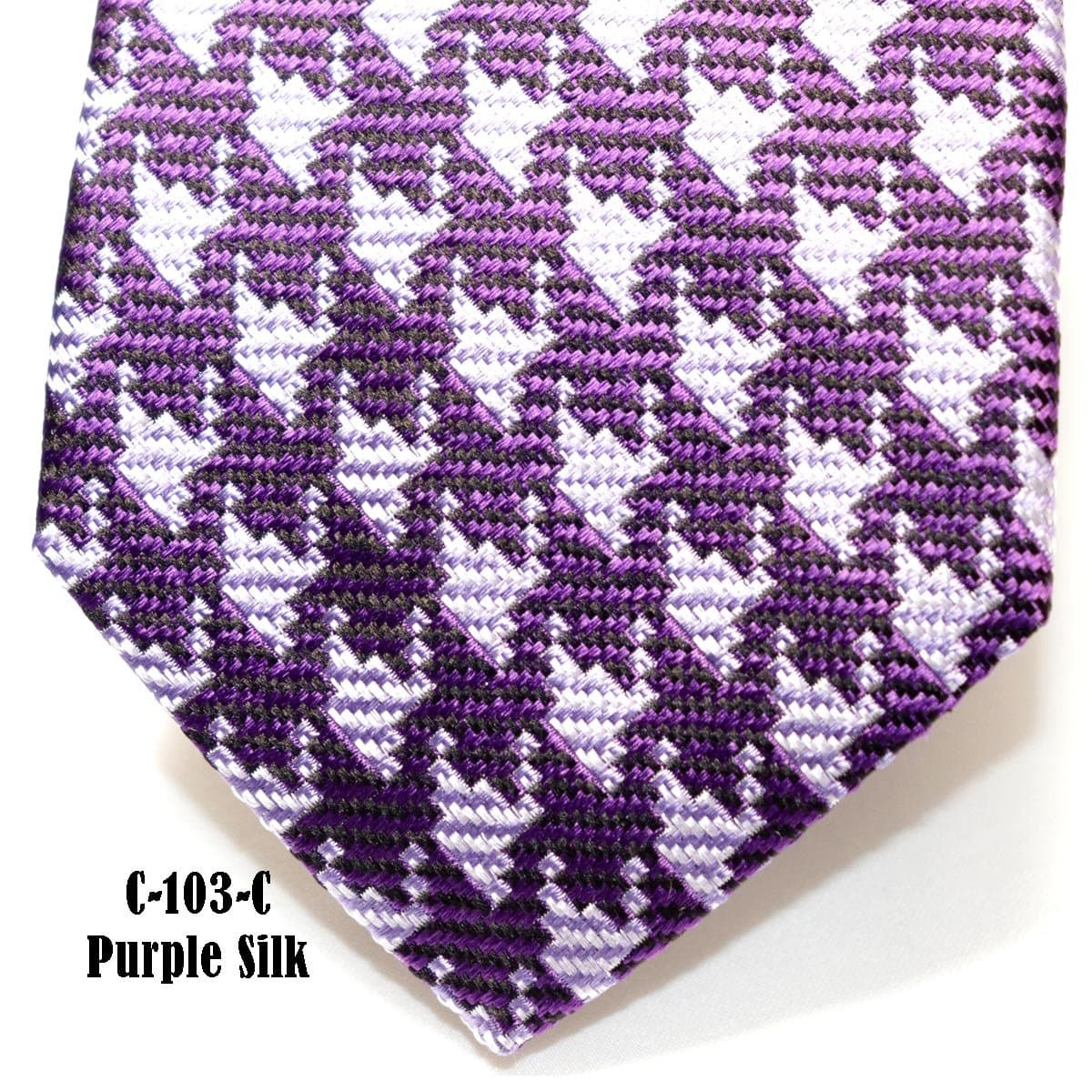 Teardrop Medallion Made in Italy Silk Necktie thumbnail 4