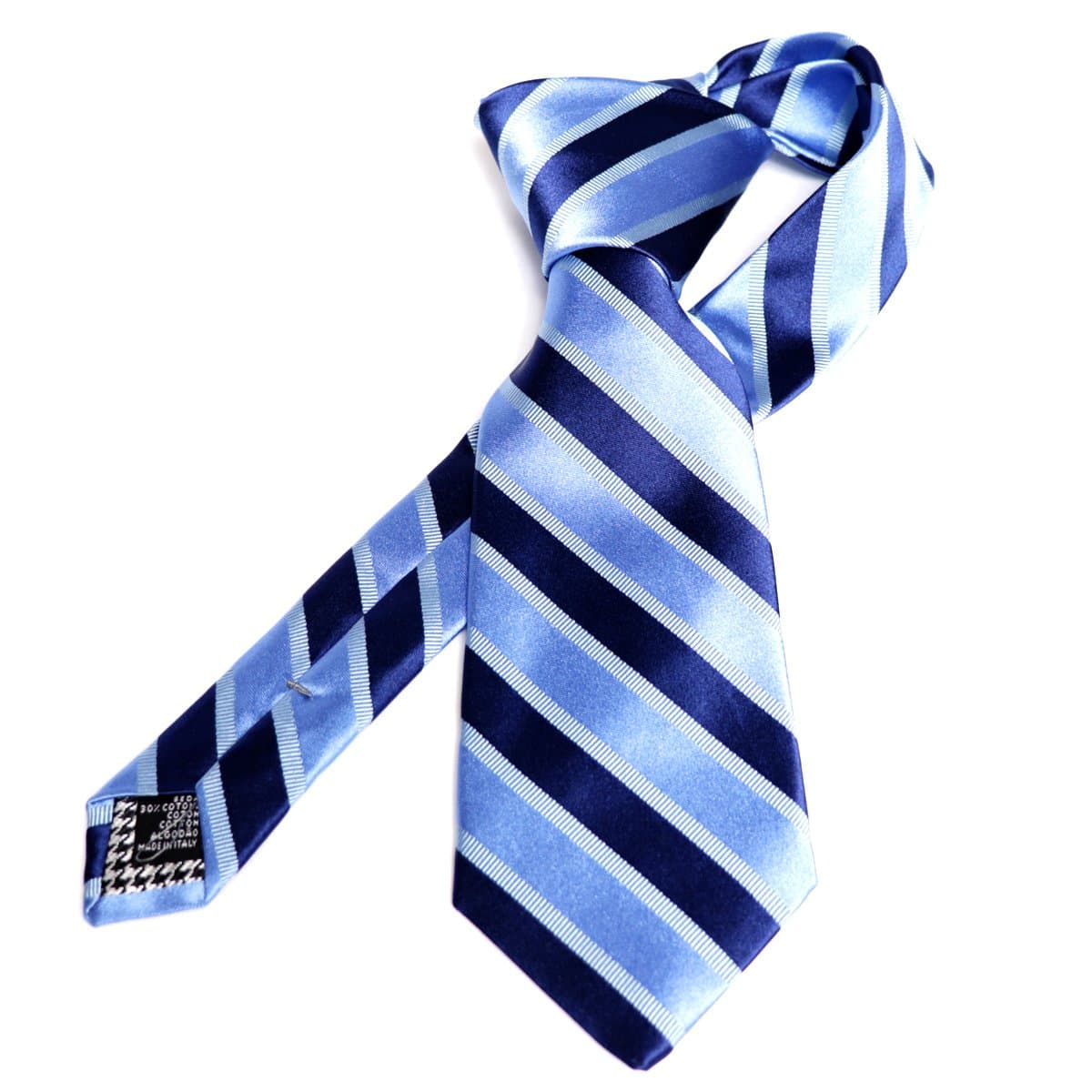 Mix Color Stripe Silk Made in Italy Necktie