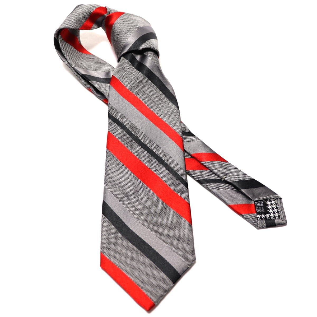 4 Color Mix Stripe Silk Made in Italy NeckTie