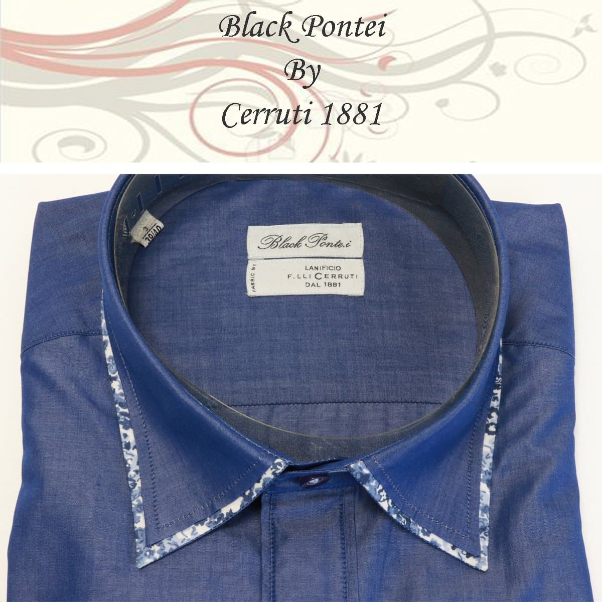 Cerutti Contempo Blue Two-Pocket shirt (Italian Made) thumbnail 4