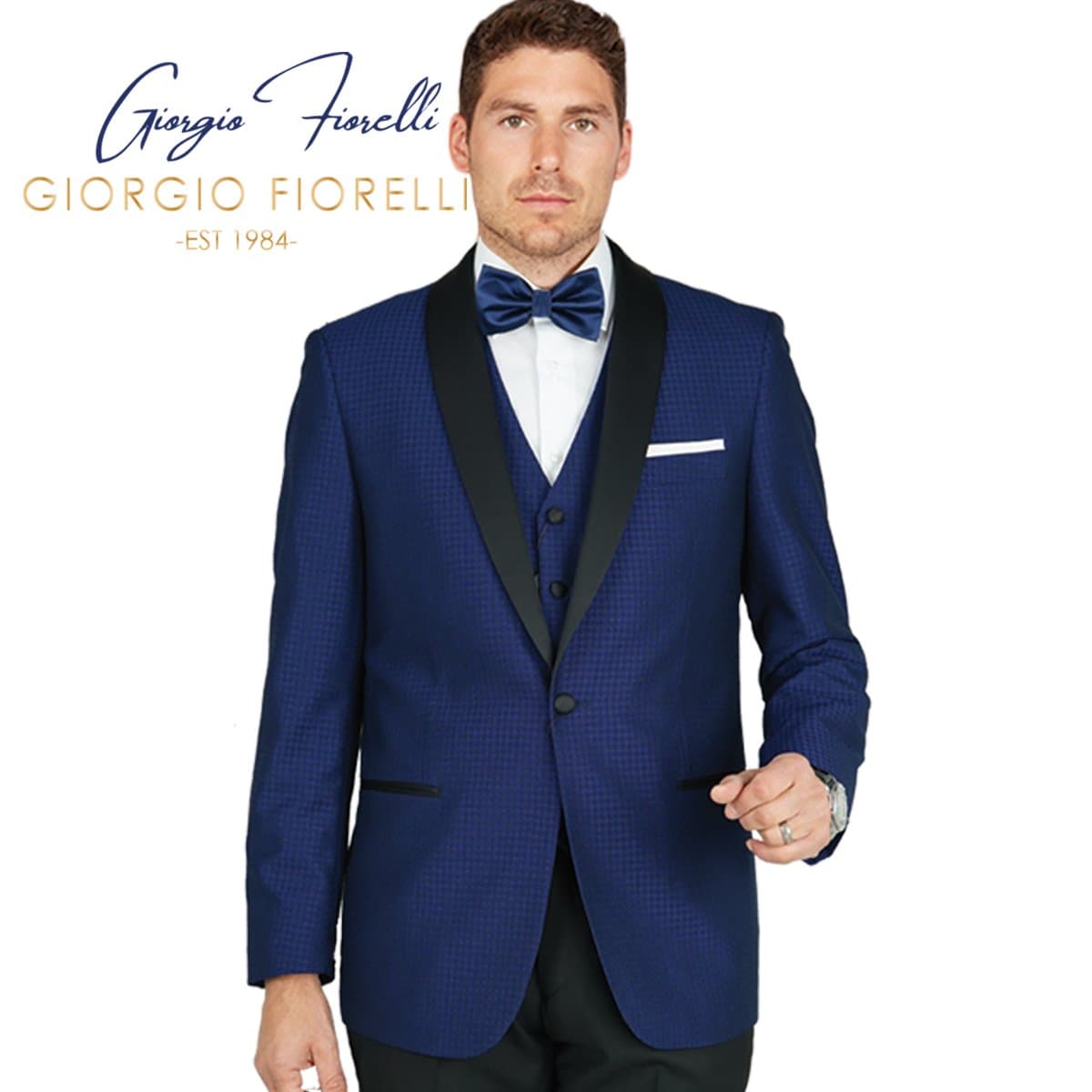 Arlan French-Blue or Black Tuxedo