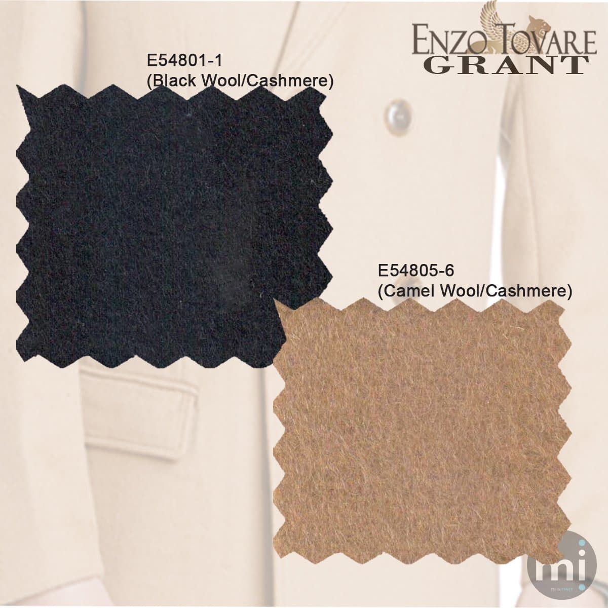Grant Black Double Breasted Wool/Cashmere Jacket thumbnail 4