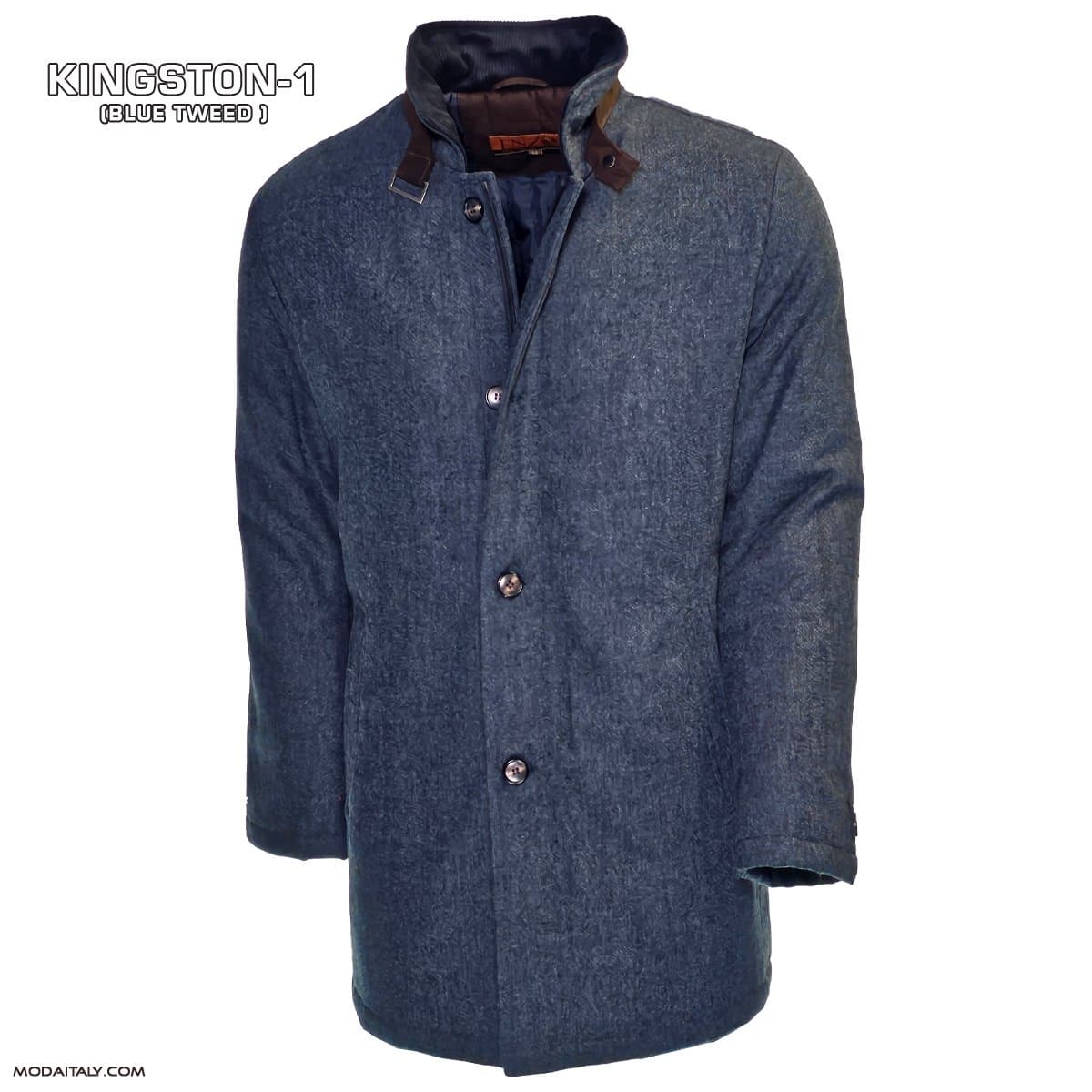 Kingston Blue/Gray Jacket by Enzo-Free Shipping CLEARANCE thumbnail 2
