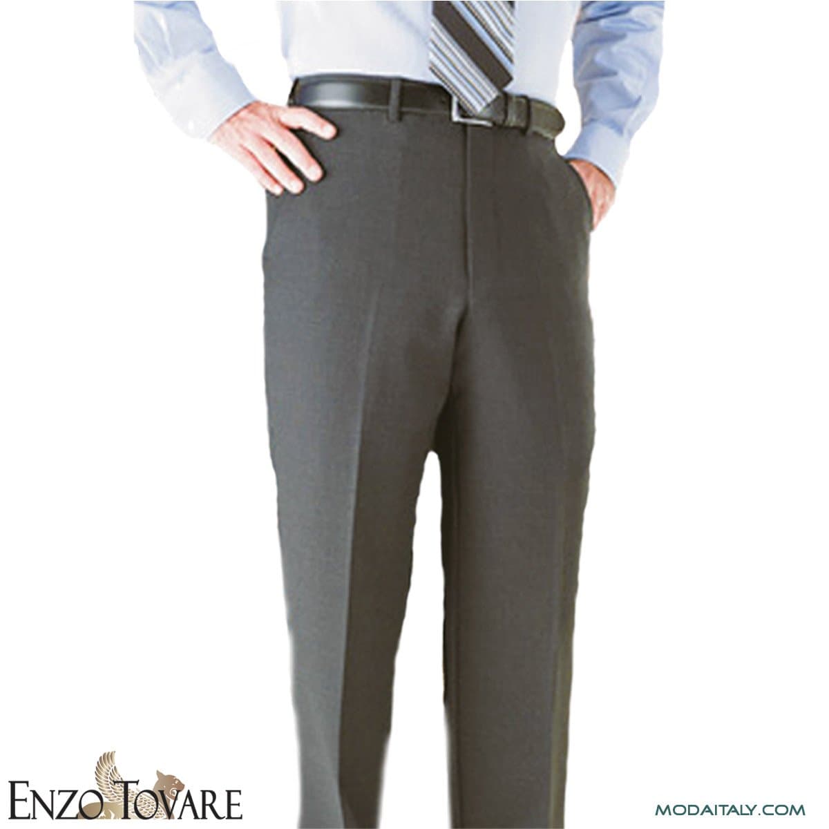 Enzo Solid L Grey Super Wool SOLD-OUT thumbnail 3