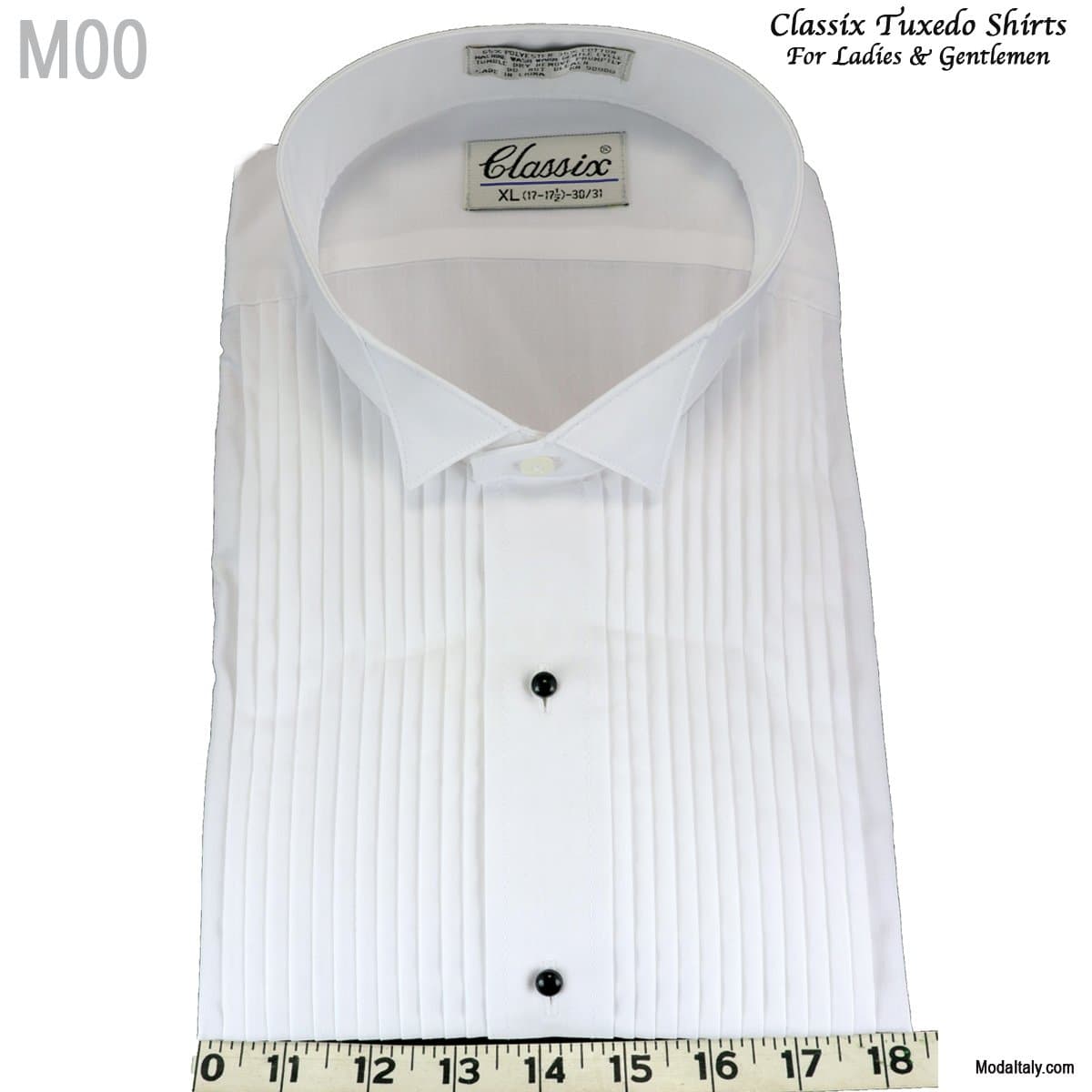SOLD-OUT Wing Collar Tuxedo Shirts 1/4″ Pleat 5 Colors thumbnail 2