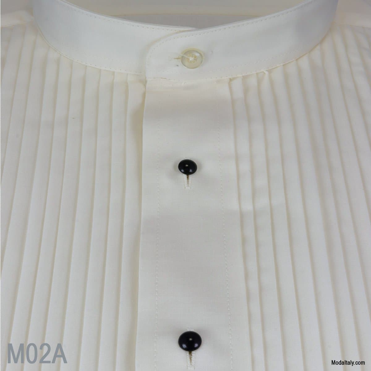 SOLD-OUT Banded Tuxedo Shirts 1/4″ Pleat 3 Colors thumbnail 3