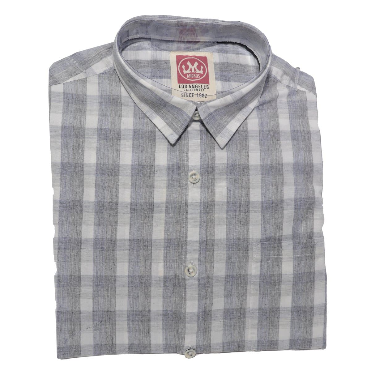 MICROS Toto Grey Short Sleeve Shirt