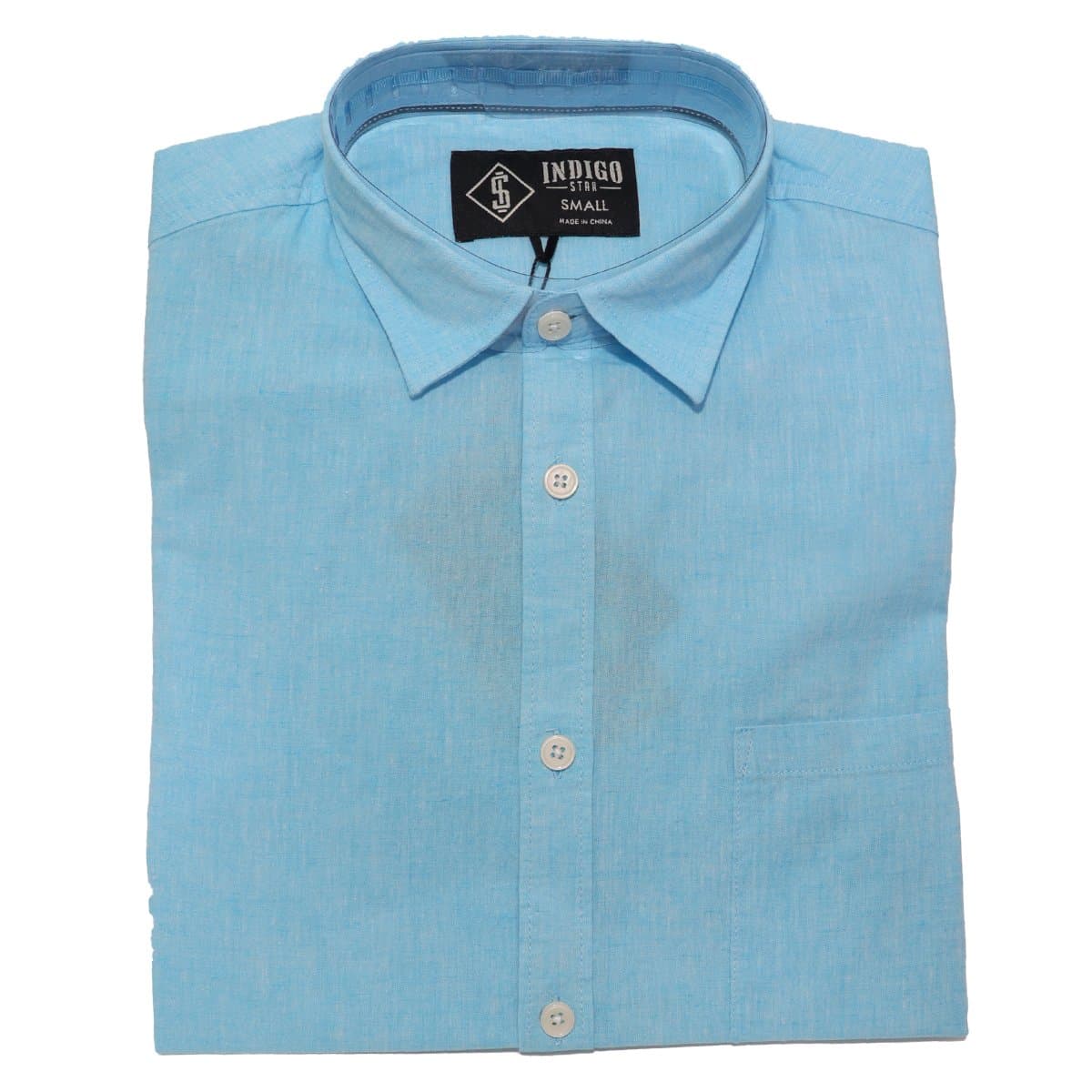 INDIGO STAR Karev Summer Shirts in White, Blue, & Green