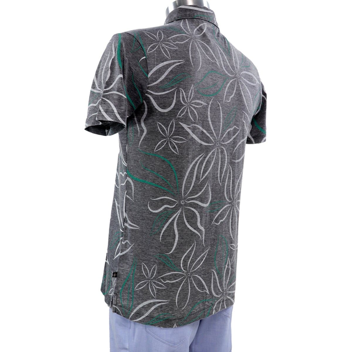 INDIGO STAR Kokomo Heather Black Polo Shirt thumbnail 2