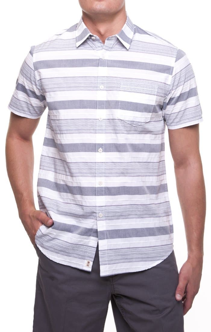 MICROS Desert-Bound Grey Short Sleeve Shirt thumbnail 2