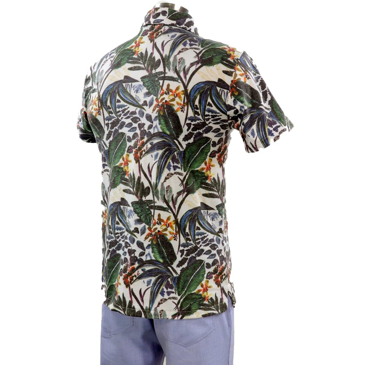 INDIGO Xanadu White Polo Shirt thumbnail 3