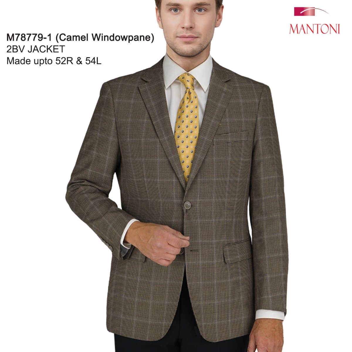 Mantoni Camel Windowpane SOLD OUT