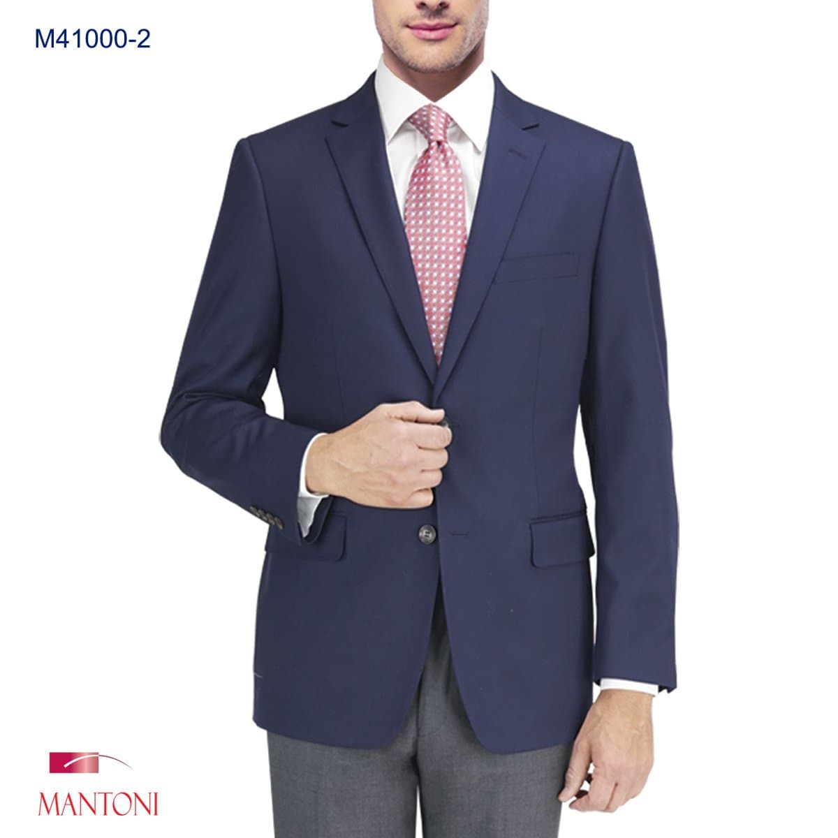 Mantoni Waffle Weave Wool Black or Navy Blazer