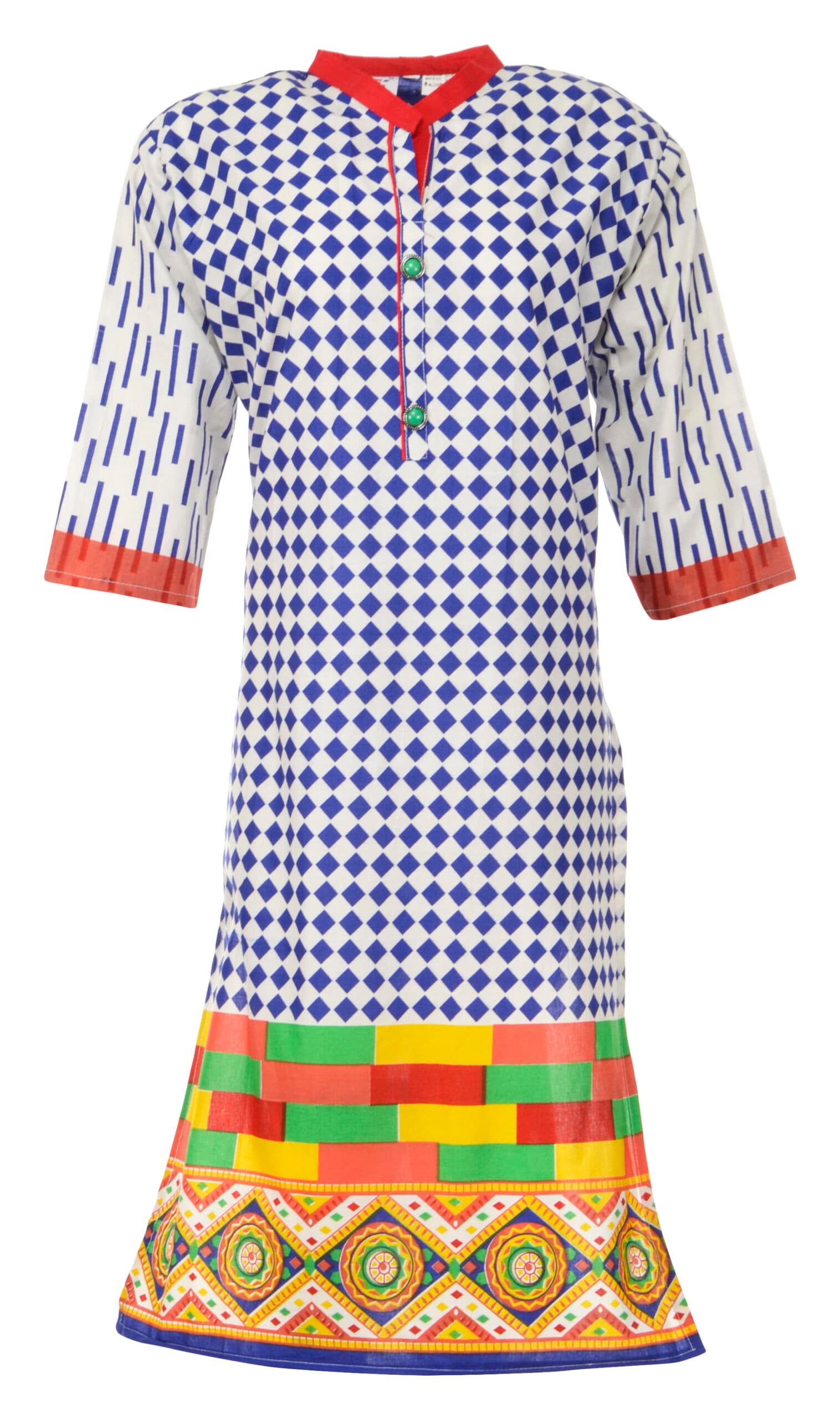 Triple Design Long Kurti