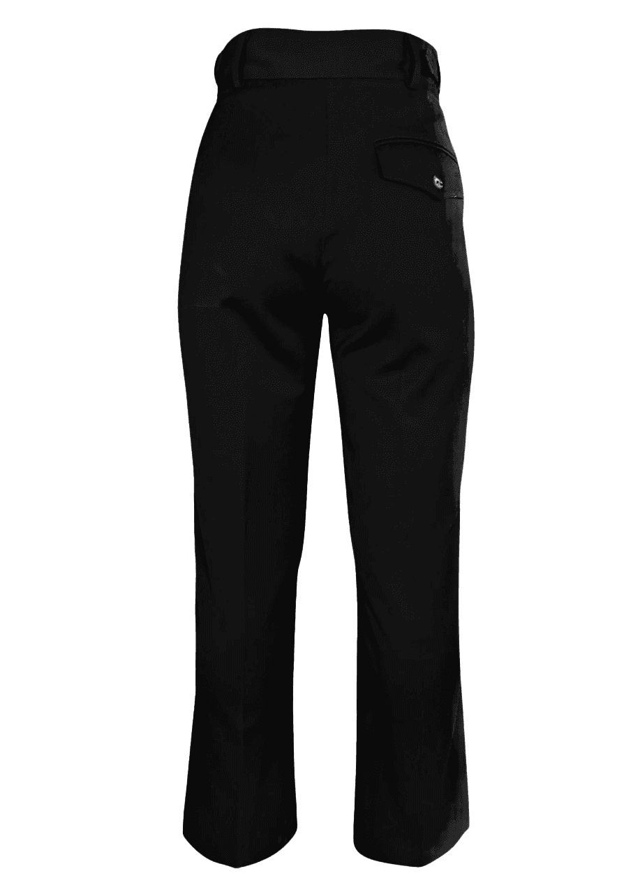 ANA MALIK Black Mid Rise Pants thumbnail 3