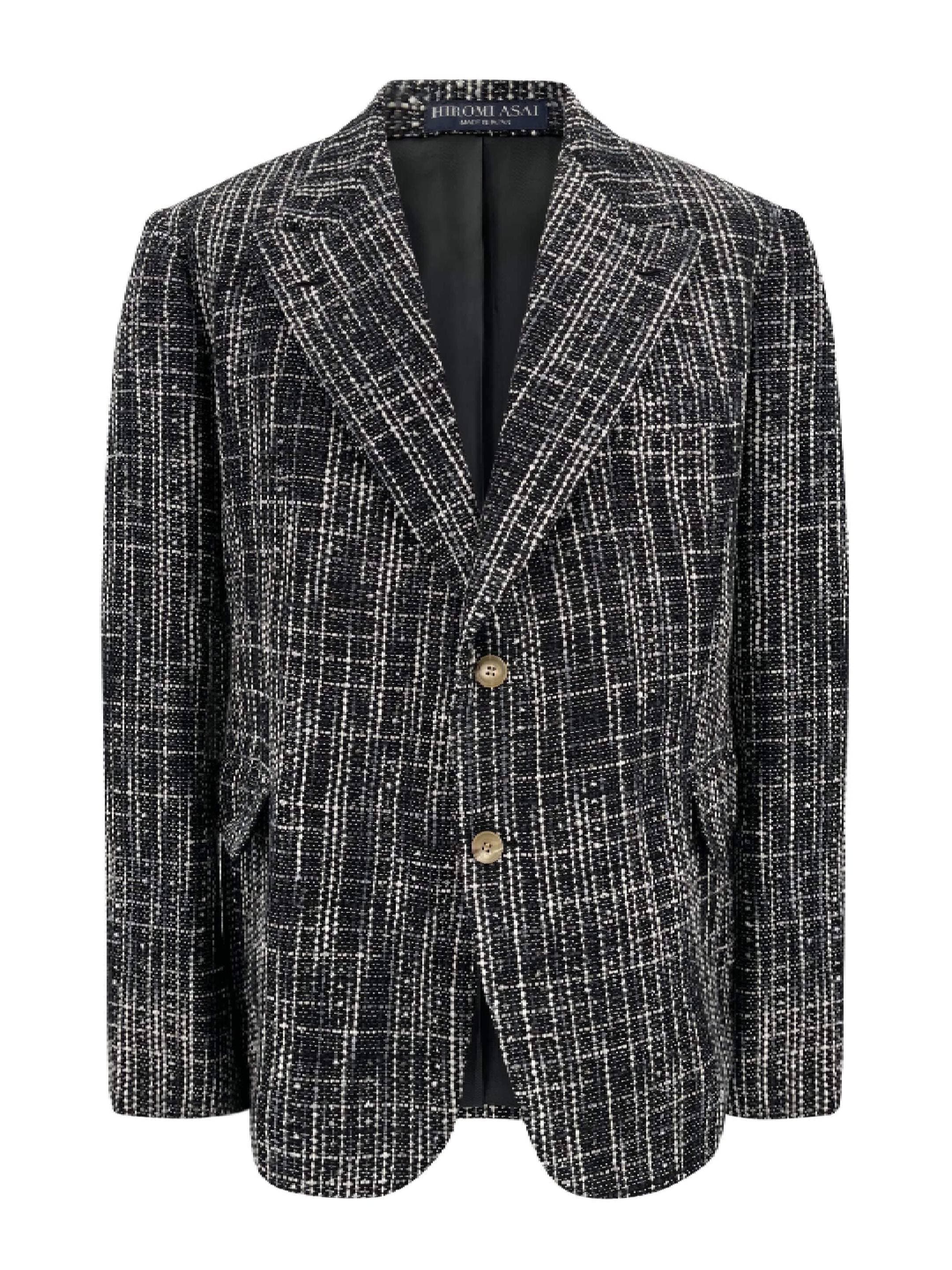 HIROMI ASAI, Jacket in Black &amp; White