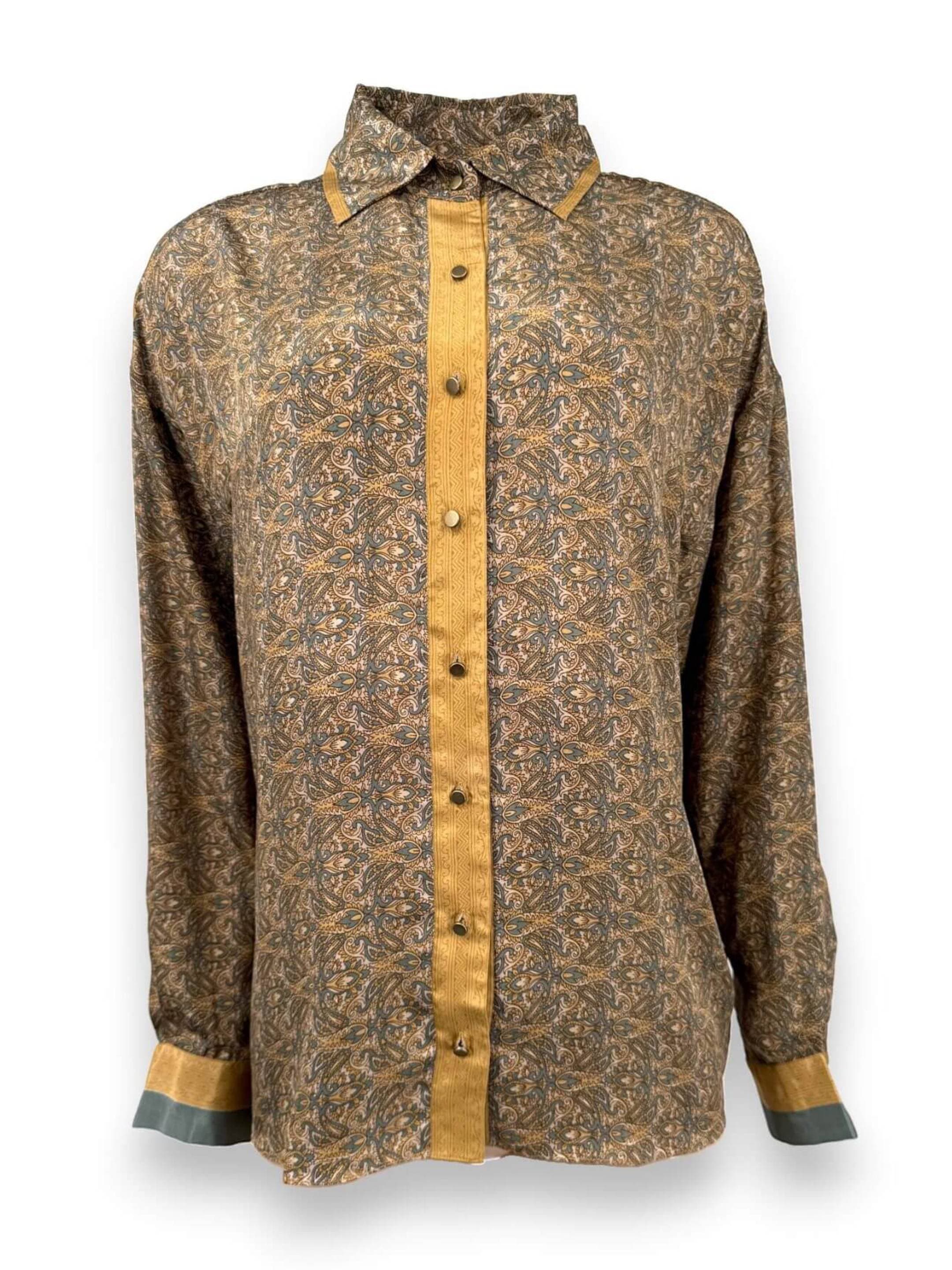 MONZLAPUR Floral Print Long Sleeve Top