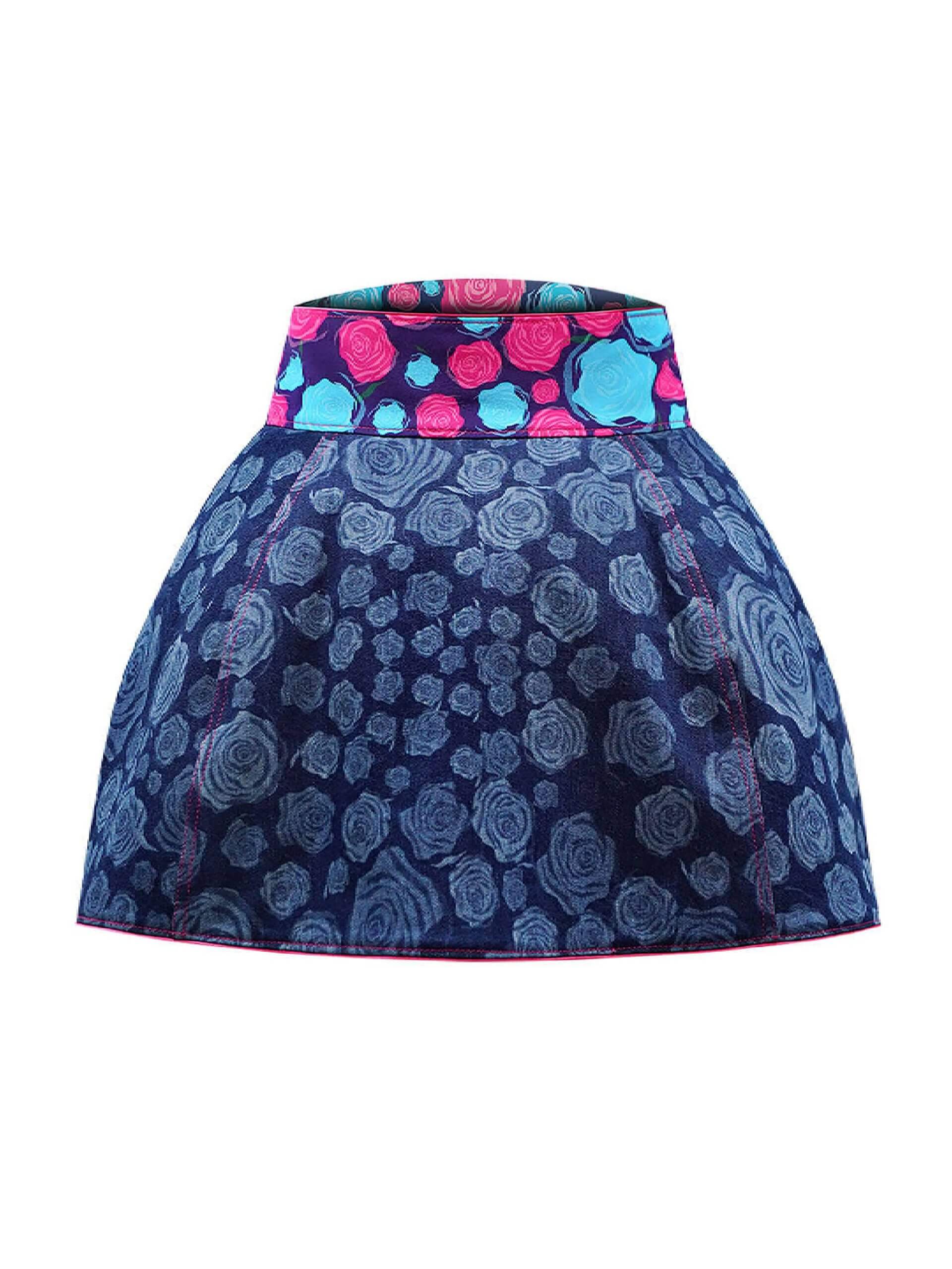 Sparkle Collection Blue Mini Skirt