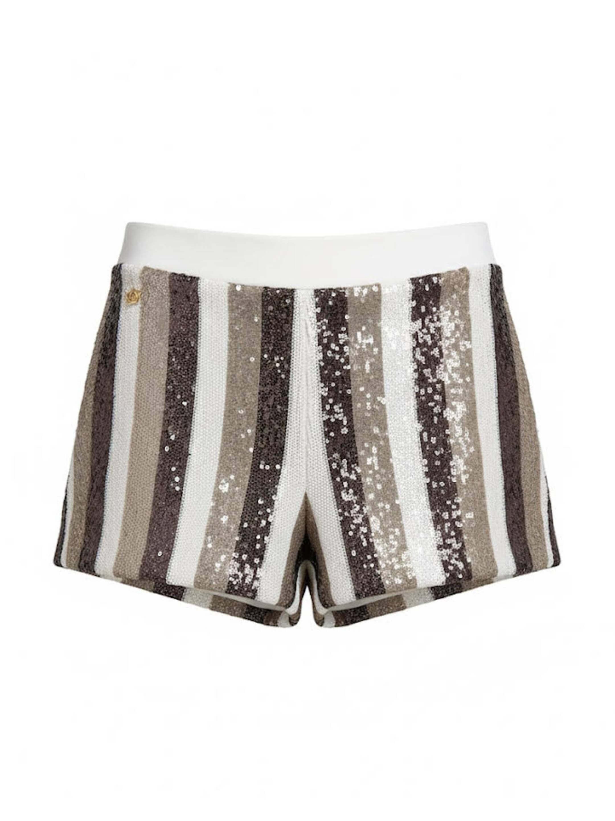 MundoE&amp;E Bronze Sequins Short And Mini Shorts