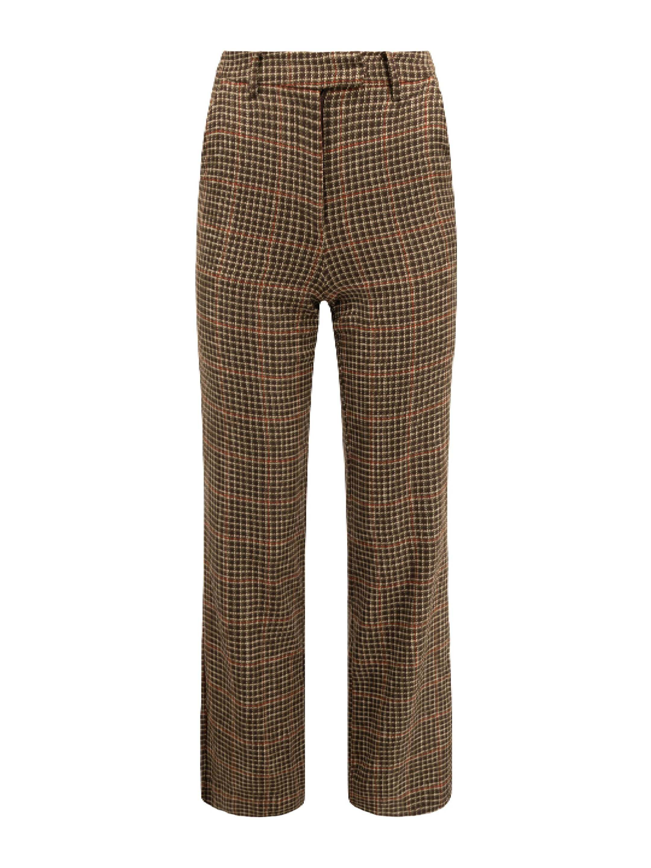 ANA MALIK Multi-Color Flared Pants