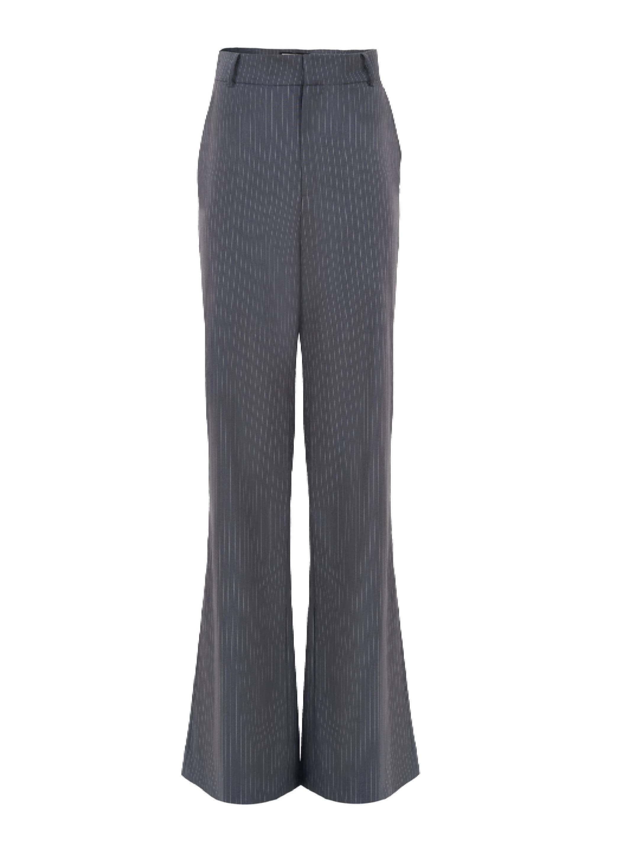 Ailiere Grey Mid Rise Pants
