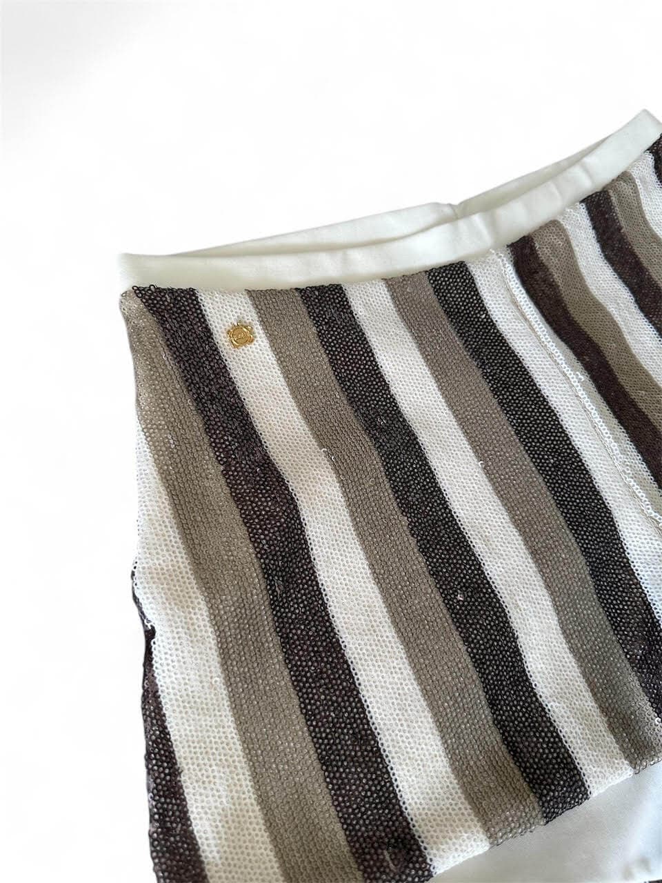 MundoE&amp;E Bronze Sequins Short And Mini Shorts thumbnail 4