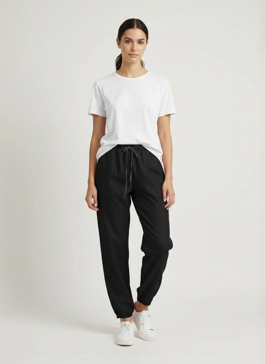 MONZLAPUR SS23 – Parachute Pant- Black thumbnail 3