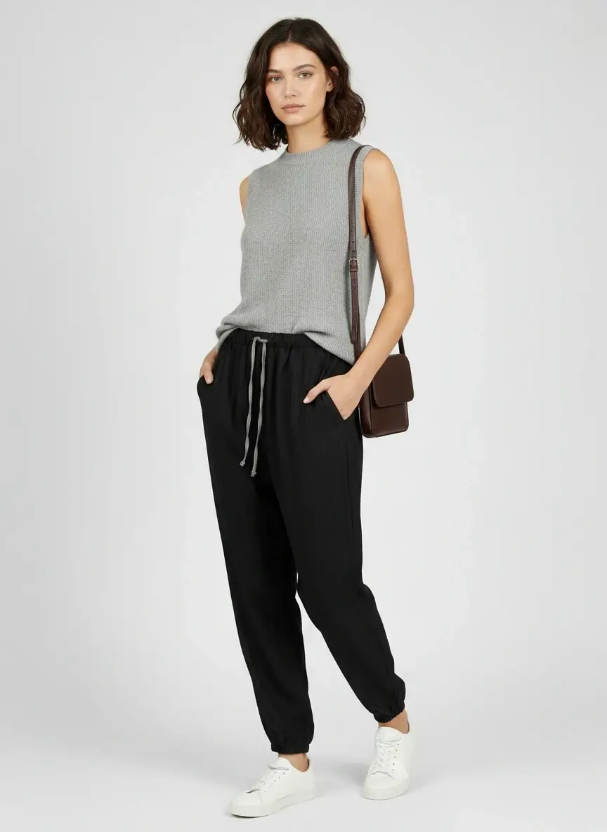 MONZLAPUR SS23 – Parachute Pant- Black thumbnail 2