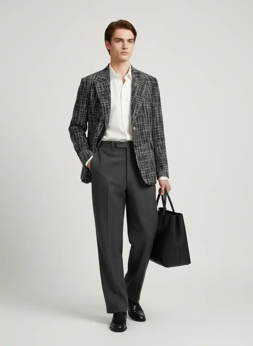 HIROMI ASAI, Jacket in Black &amp; White thumbnail 2