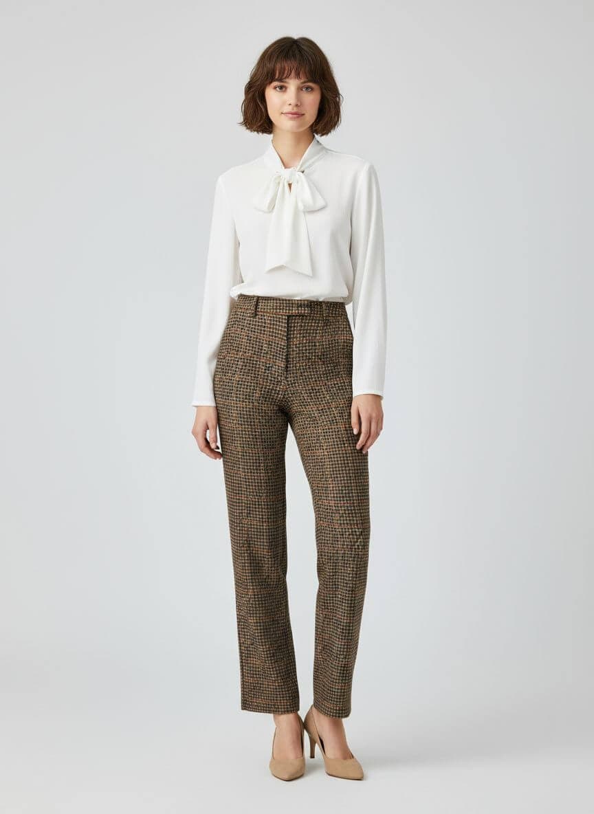 ANA MALIK Multi-Color Flared Pants thumbnail 2