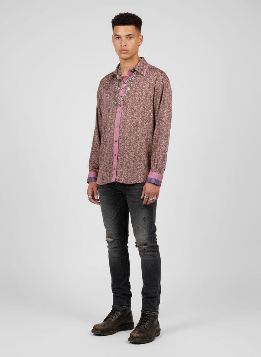 MONZLAPUR Floral Print Long Sleeve Top thumbnail 3