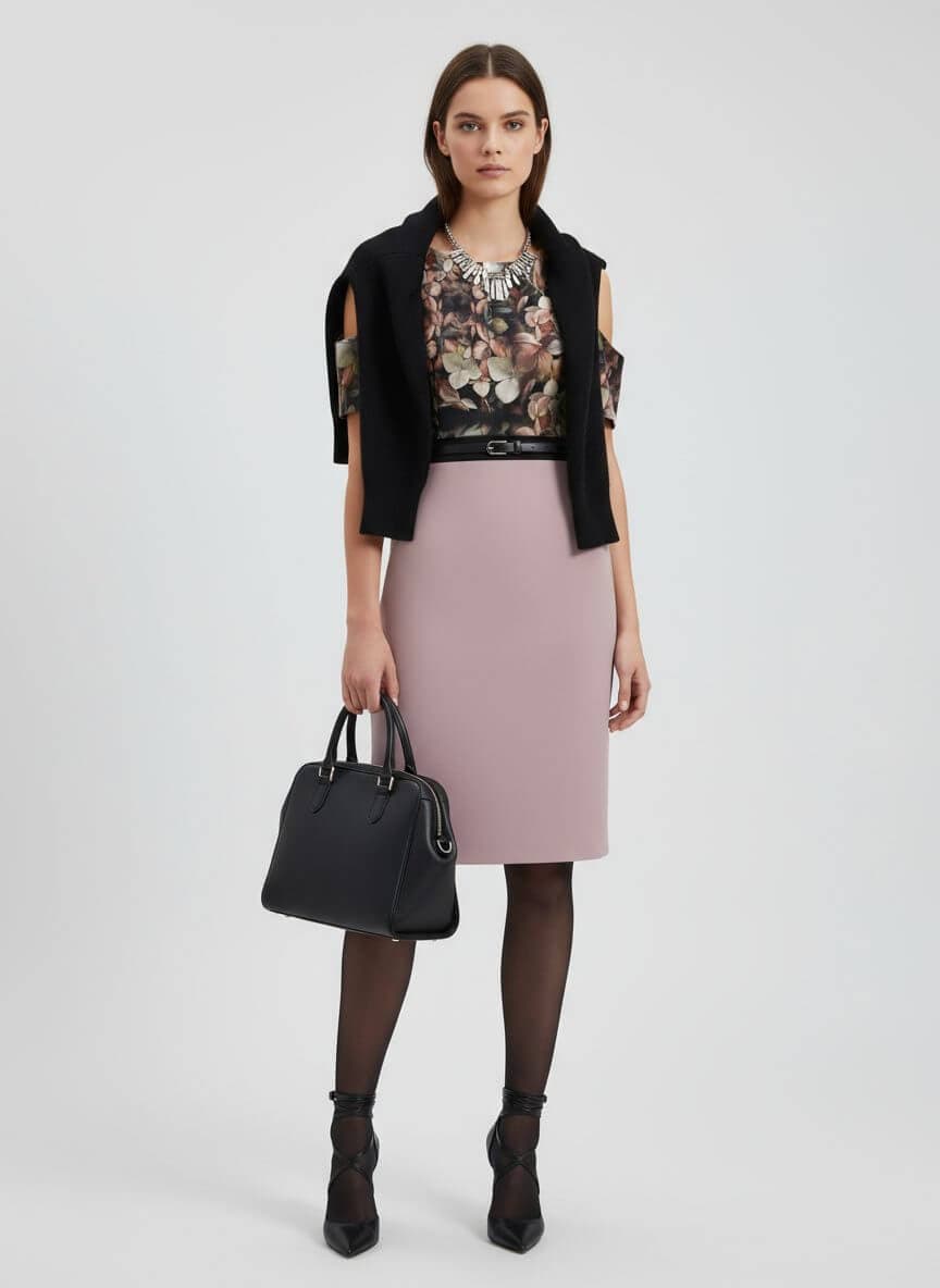 MundoE&amp;E Floral Print Reversible Cocktail Dress thumbnail 2